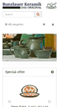 Mobile Screenshot of bunzlauerkeramik.com